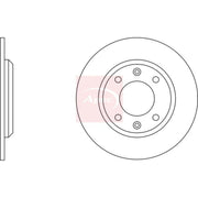 Apec 2 x Solid Rear Brake Discs DSK205-x2