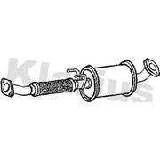 Klarius Box With Centre Pipe Centre fits Mazda MPV I 1996-1999 2.5