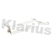 Klarius Box With Tail Pipe Rear fits Citroën Xsara 1997-2005 1.4 1.6