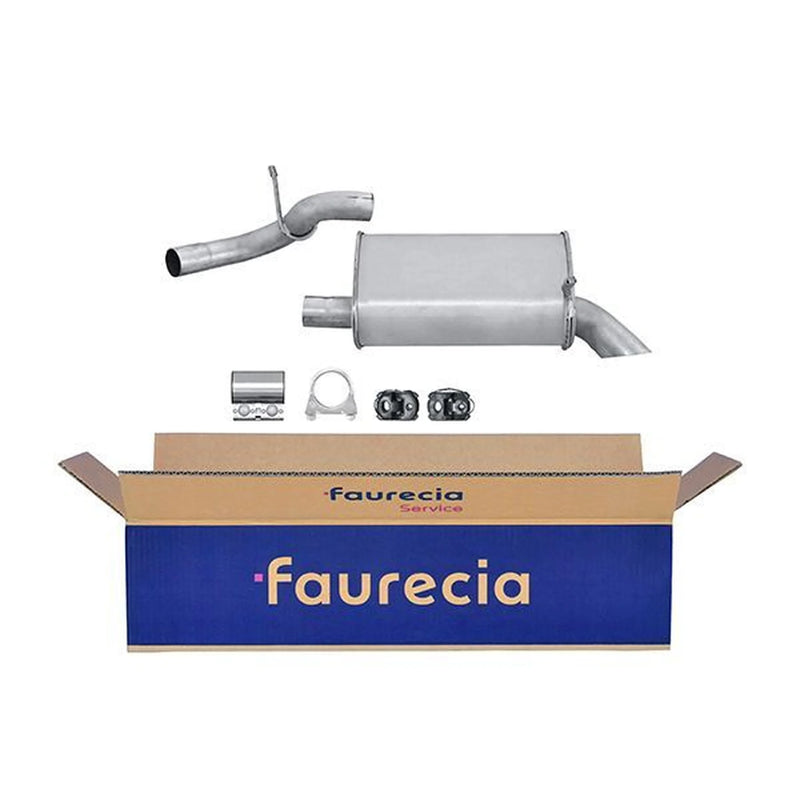 Hella End Silencer Rear fits Citroën C5 III 2008-2017 2.0