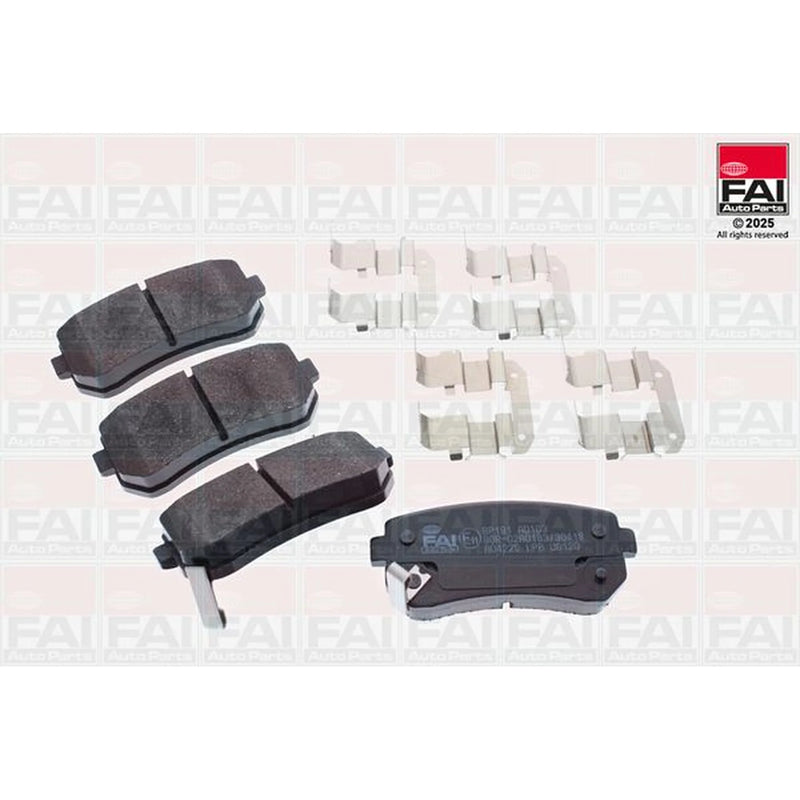 FAI Front & Rear Brake Discs & Pads fits Hyundai IX35 2010-2015 2.0