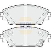 NAPA Front Brake Pad Set NBP1033