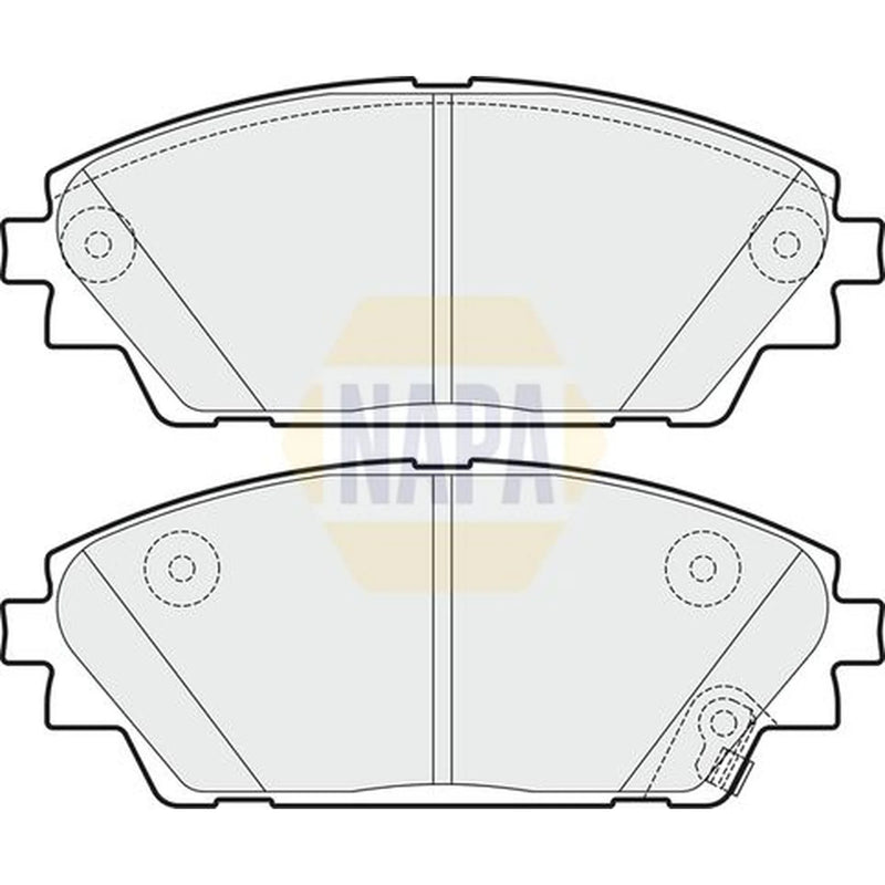 NAPA Front Brake Pad Set NBP1033