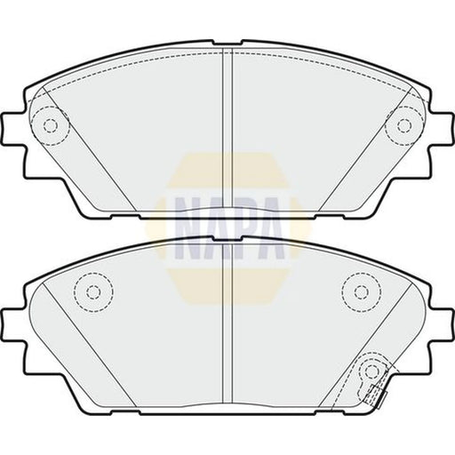 NAPA Front Brake Pad Set NBP1033