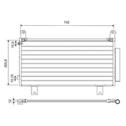 Valeo Air Conditioning Condenser 822634