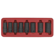 Sealey Locking Wheel Nut Removal Set 8pc 1/2"Sq Drive SX202 Sealey - Dynamic Drive