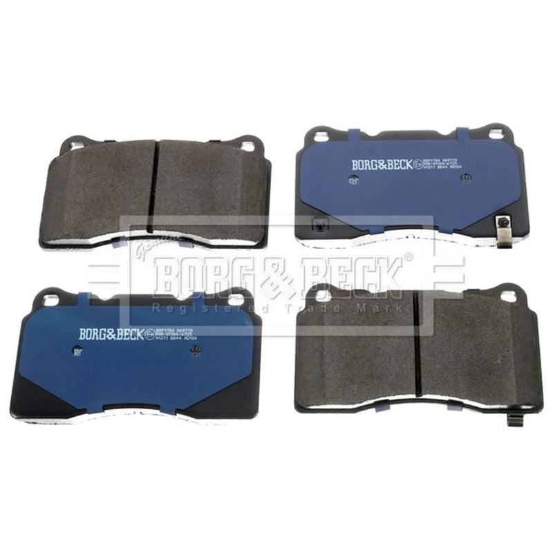 Borg & Beck Front & Rear Brake Discs & Pads fits Subaru Impreza 2001-2005 2.0