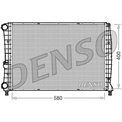 Denso Engine Radiator fits Alfa Romeo GT 2003-2010 1.8 2.0