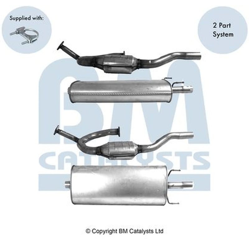BM Catalysts Petrol Cat fits Mercedes-Benz Sprinter 2-T 1995-2006