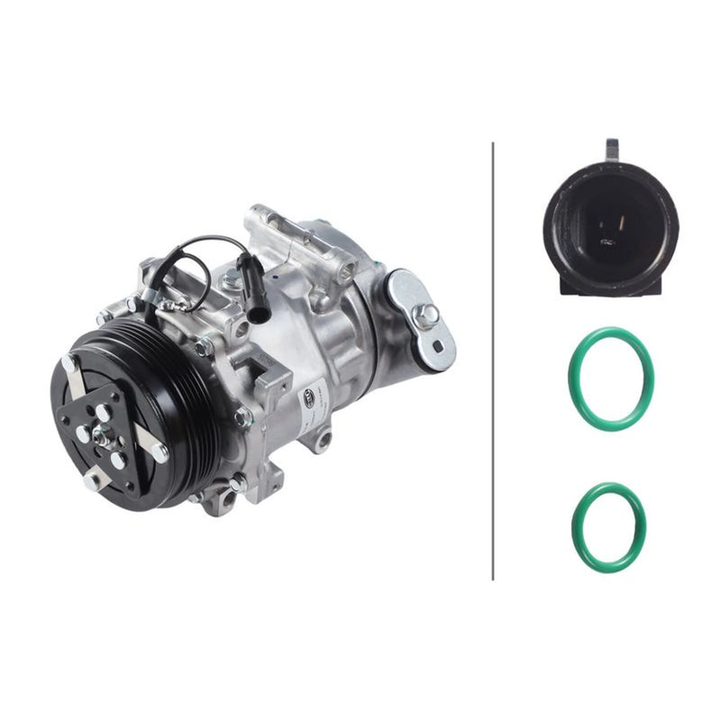 Hella Air Conditioning Compressor fits Citroën Relay III 2006-2015 3.0