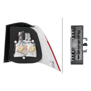 Hella Tail Light / Lamp P21W Left fits BMW 5 2004-2010