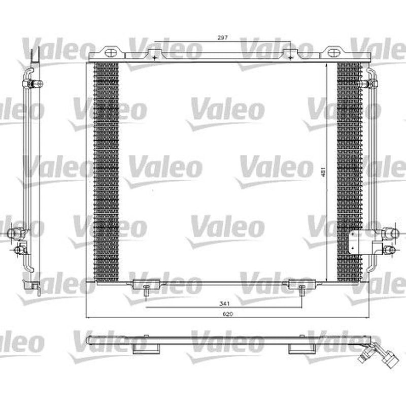 Valeo Air Conditioning Condenser 817252