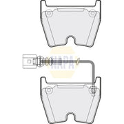 NAPA Front Brake Pad Set fits Audi A3 2015-2020