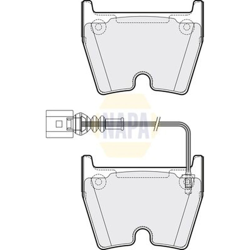 NAPA Front Brake Pad Set fits Audi A3 2015-2020