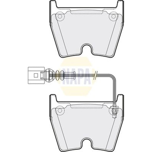 NAPA Front Brake Pad Set NBP2003