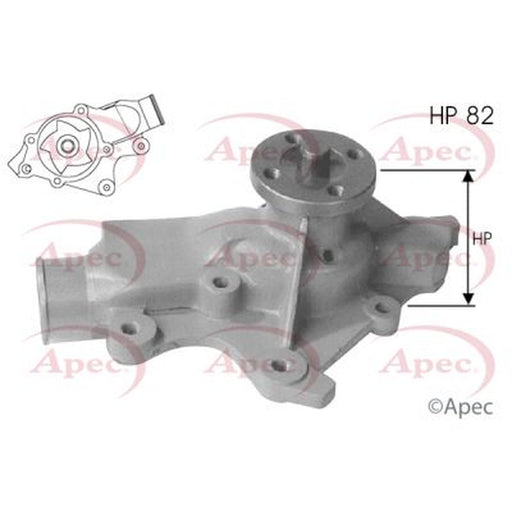 Apec Engine Cooling Water Pump fits Jeep Cherokee 1984-2001 2.5 4.0