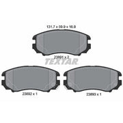 Textar Front Brake Pad Set 2389101