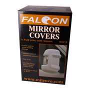 Falcon Milenco Motorhome Mirror Protectors Guards Black fits Fiat Ducato Peugeot Boxer Milenco  - Dynamic Drive