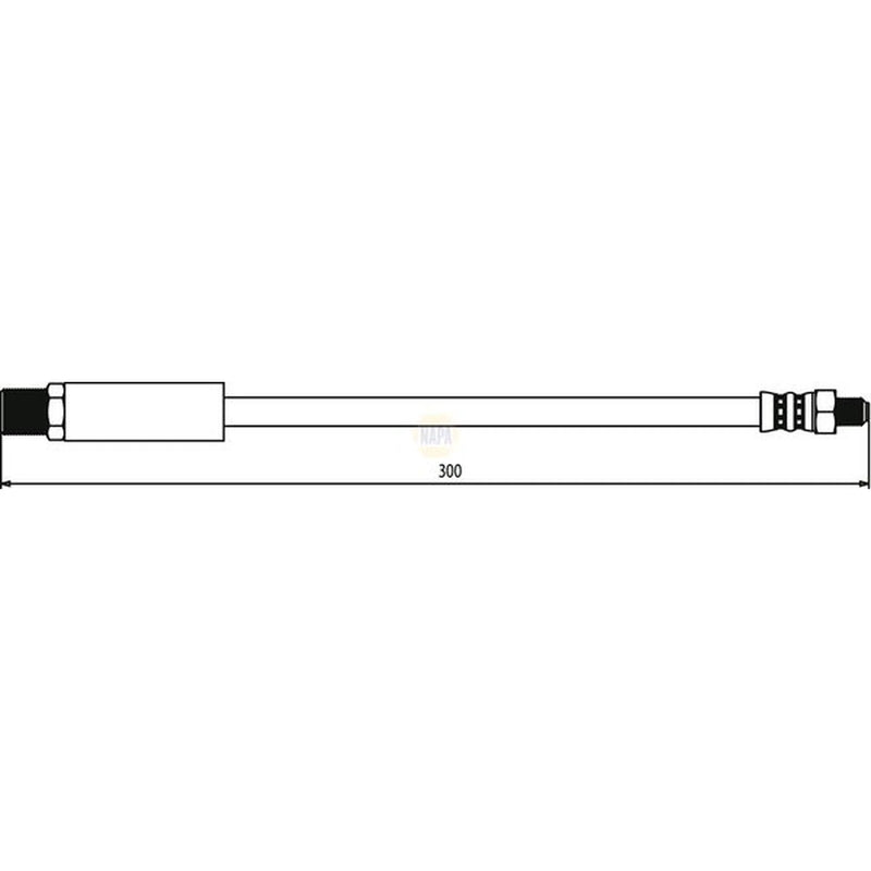NAPA Brake Hydraulic Hose Line Front NBH1263