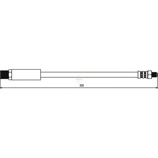 NAPA Brake Hydraulic Hose Line Front NBH1263
