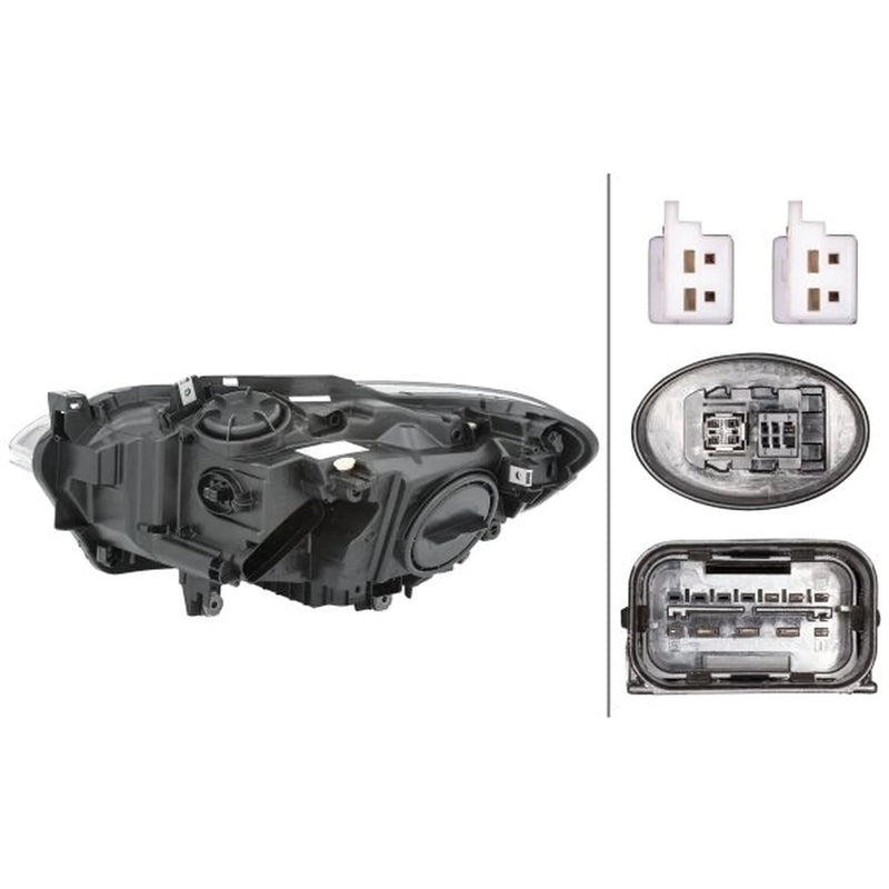 Hella Headlight Headlamp D1S (gas discharge tube) Right fits BMW 1 Sports Hatch