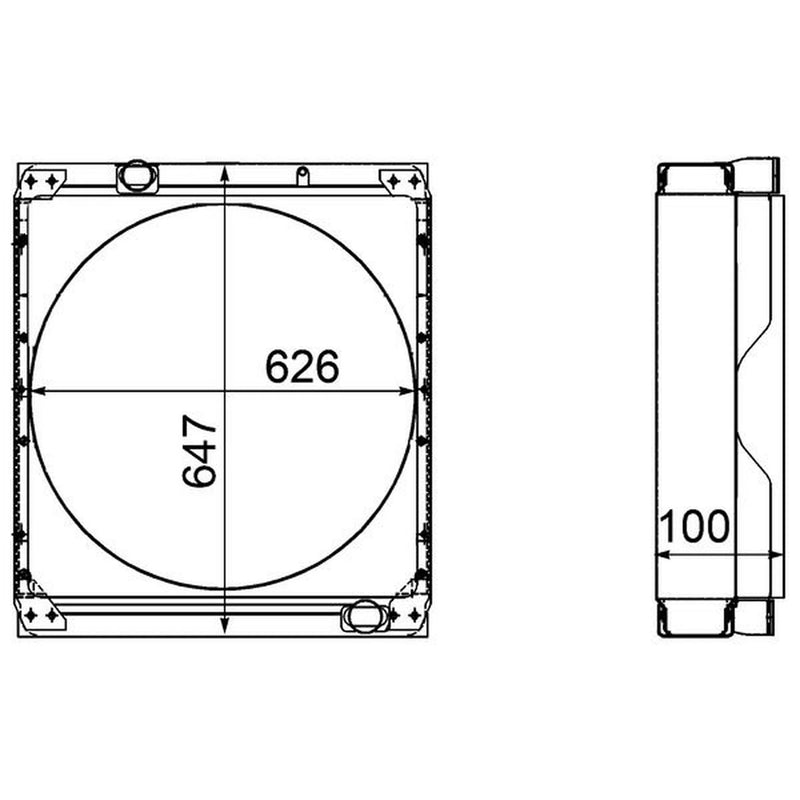 Mahle Engine Radiator