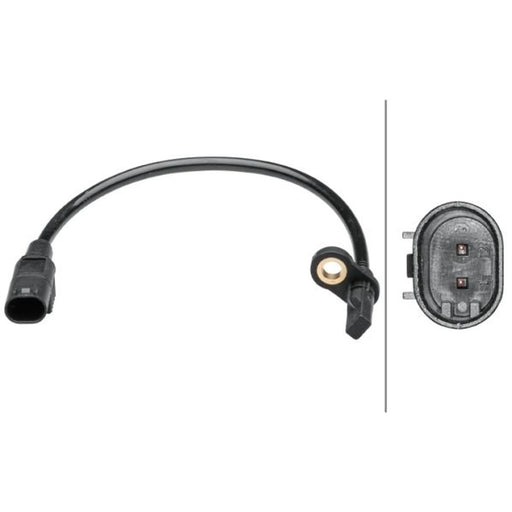 Hella ABS Wheel Speed Sensor Rear fits Mercedes-Benz Gl-Class 2012-2015