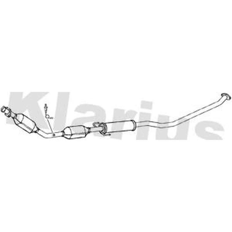 Klarius Catalyst Type Appr With Pipe fits Toyota Prius Liftback 2003-2009 1.5