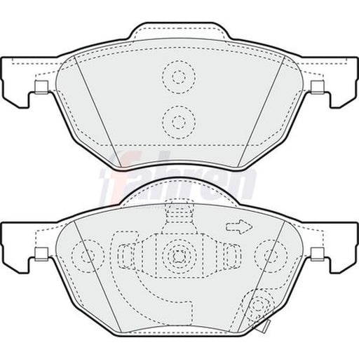 Fahren Front Brake Pad Set FBP3333