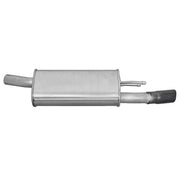 Hella End Silencer Rear fits Opel Tigra 1994-2000 1.4 1.6