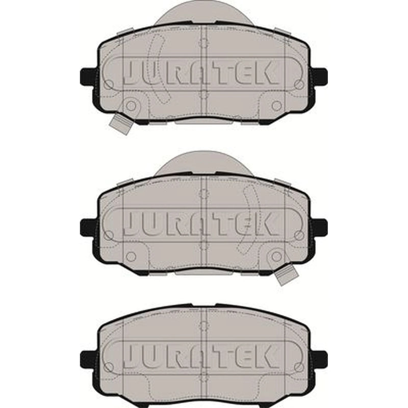 Juratek Front Brake Pad Set fits Hyundai I20 I 2008-2015 1.2