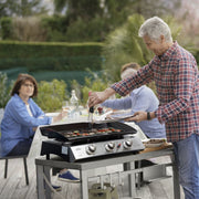 Dellonda 3 Burner 7.5kW Portable Gas Plancha - Stainless Steel Dellonda  - Dynamic Drive
