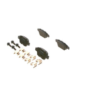 Bosch Front & Rear Pads fits Fiat Multipla 2000-2010 1.6 1.9