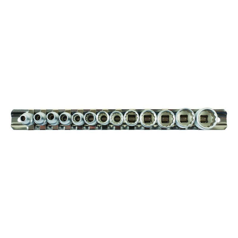 Laser Bi-Hex Standard Socket Set 1/4"D 13pc 7590 Laser - Dynamic Drive