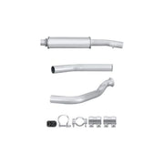 Hella Front Silencer Front fits Peugeot 306 1997-2001 1.8