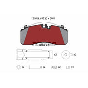 Textar Front Brake Pad Set 2932003