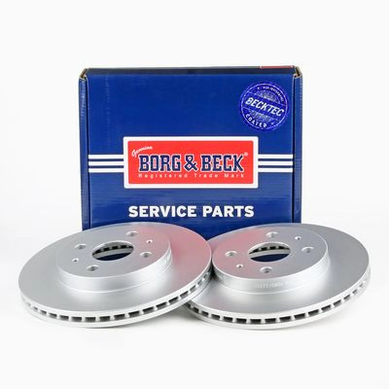 Borg & Beck Front Brake Discs & Pads fits Daihatsu Sirion 2005-2013 1.0 1.3 1.5