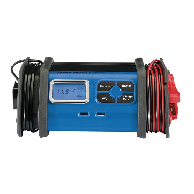 Draper 12V Battery Charger, 10A 53168 Draper - Dynamic Drive
