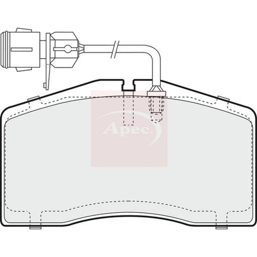 Apec Front Brake Pad Set fits Audi A8 D2 1998-2002 4.2