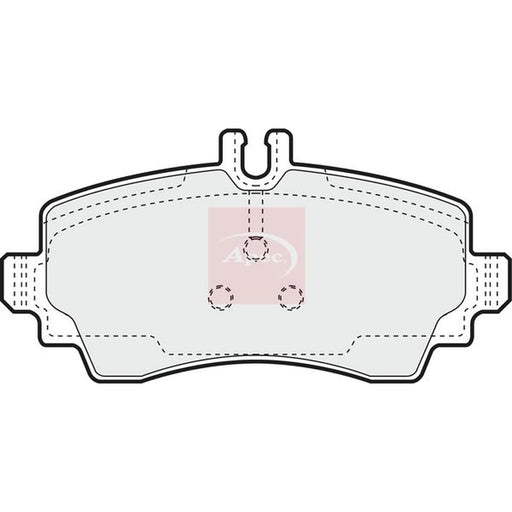 Apec Front Brake Pad Set PAD1294