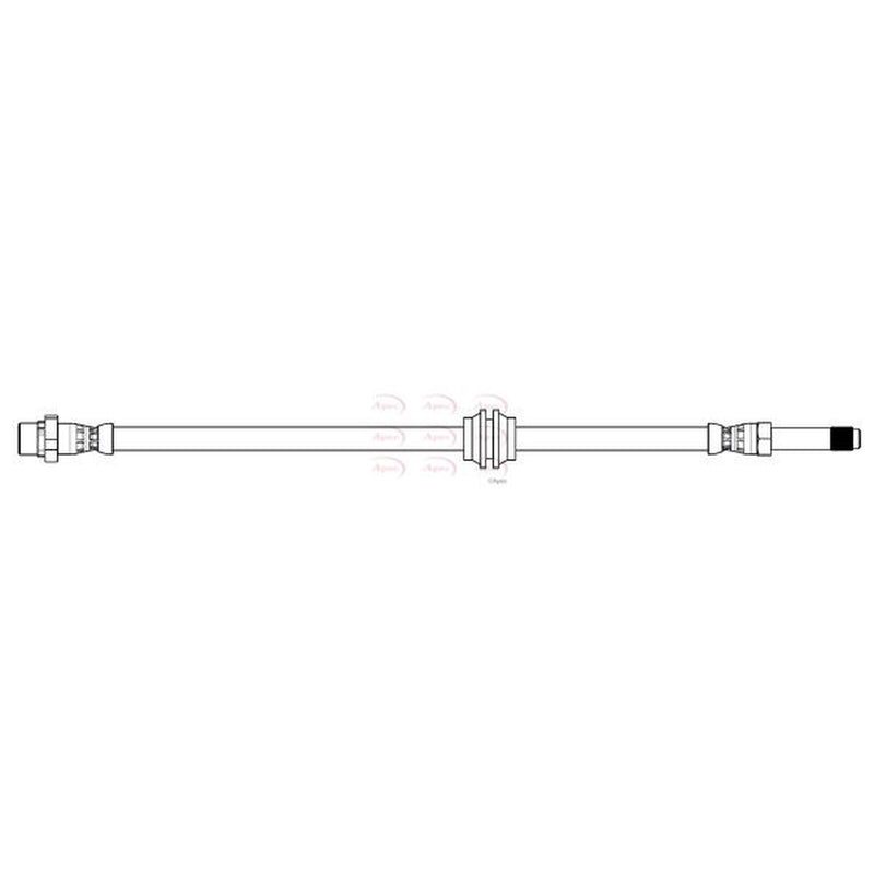 Apec Brake Hydraulic Hose Line Rear fits BMW 5 2016-2023