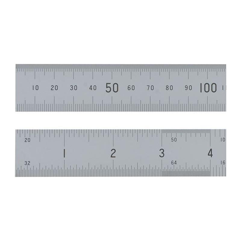 Fisher Satin Chrome Rule 300mm/12in Fisher - Town Tools