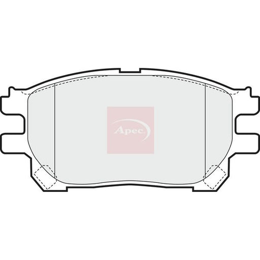 Apec Front Brake Pad Set fits Toyota Previa / Estima II 2000-2006 2.0 2.4