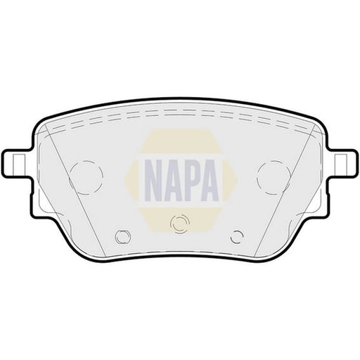 NAPA Rear Brake Pad Set NBP1672