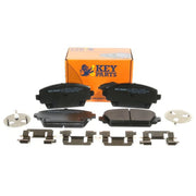 Key Parts 4 x Front Brake Pad Set fits Nissan Almera Tino 2000-2006 2.0 2.2