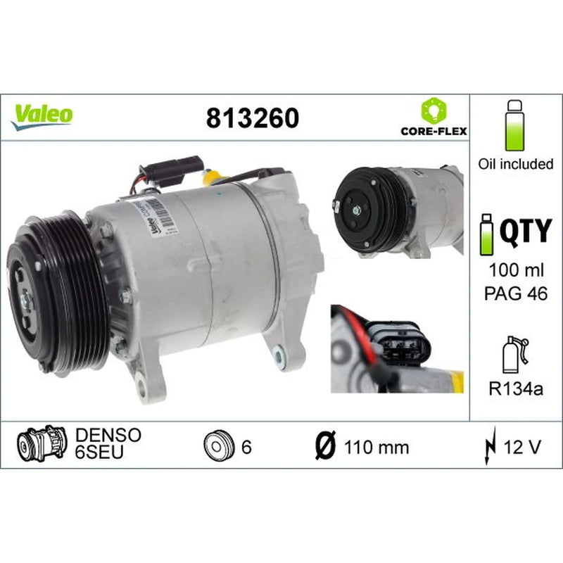 Valeo Air Conditioning Compressor 813260