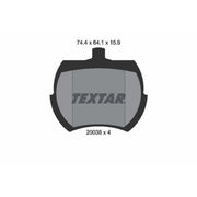 Textar Front Brake Pad Set 2003801