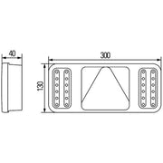 Hella Tail Light / Lamp LED Left