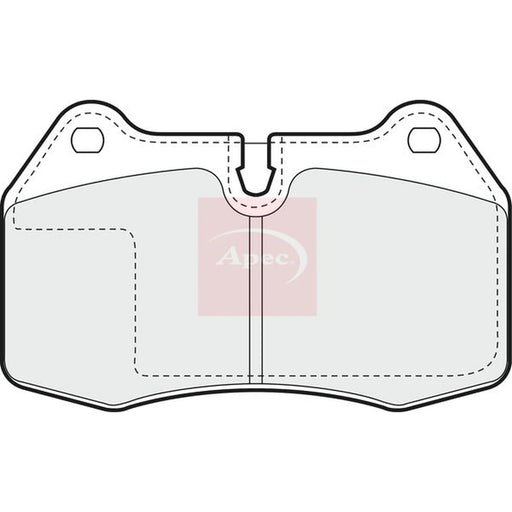 Apec Front Brake Pad Set PAD836