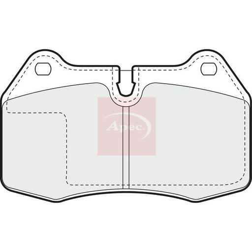 Apec Front Brake Vented Discs & Pads fits BMW 8 1993-1996
